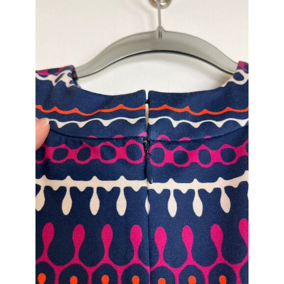 Trina Trina Turk Halter Neck Mini Dress Size S Multicolor Stretch Resortwear - Picture 5 of 9